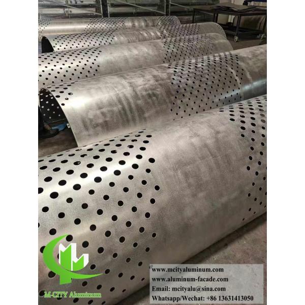 Powder Coated Aluminum Column Cladding with Customizable Patterns and 3mm Thickness