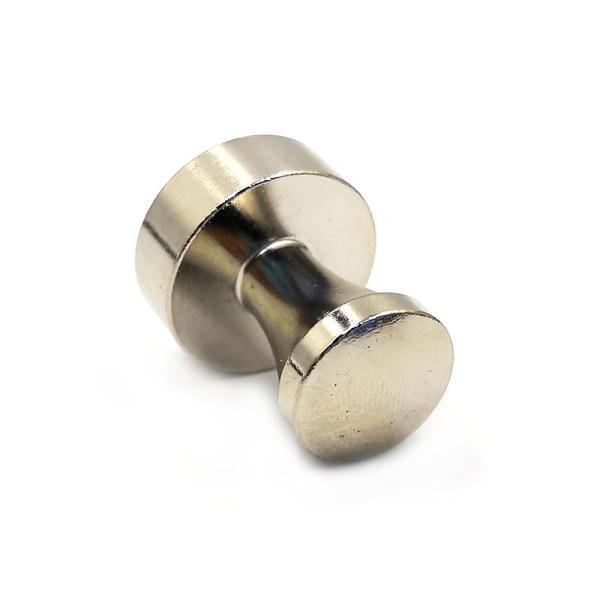 Impulso magnético material Pin Magnet do metal de prata forte super da cor para o escritório
