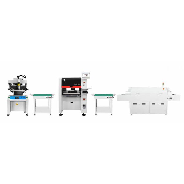 Small & High Precision 4-head SMT Line PCBA Manufacturing PCB Assembly