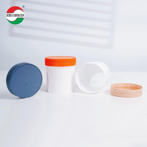 Bouteille en PEHD, baril de calcium, supplément nutritionnel, pot, plastique PET, qualité alimentaire