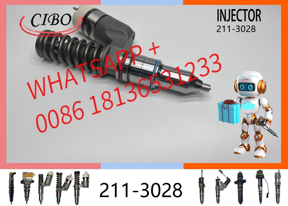 original 211-3028 Common Rail Fuel Injector for  C18 Diesel Engine 10R-7228 10R-7213 211-0565 211-3026 235-1403 253-0597 Auto Spare Parts original new injector