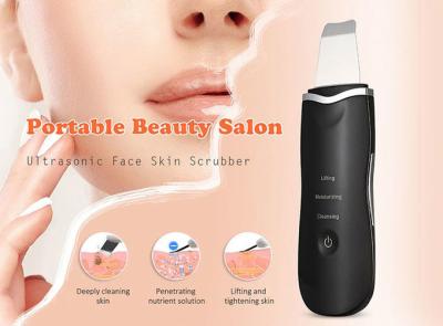 Rechargeable Ultrasonic Skin Scrubber Machine Facial Skin Scraper CE ROHS Approved
