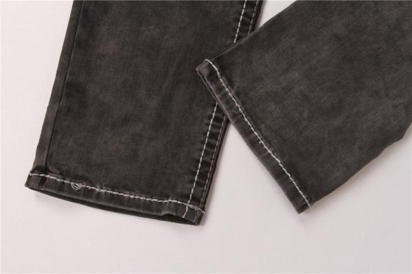 68% Cotton 30% Polyester Men'S Denim Pants Distressed Black 30-40 Size