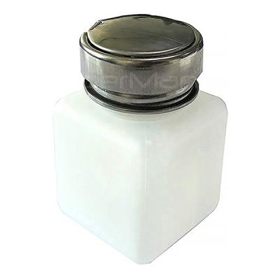Bouteille d'alcool de nettoyage à base de fibres vides Bouteille standard de type 120 ml Blanc