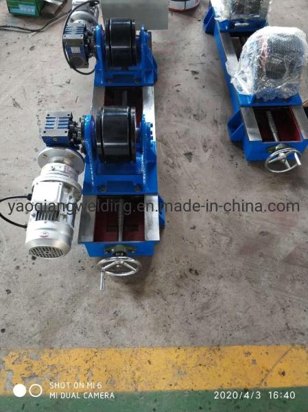 Adjustable Turning Rolls Welding Rotator HGZ/ HGK40 Rubber And Steel Wheel