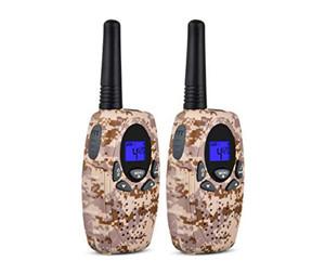 Camouflage Long Range Two Way Radio Built In Flashlight For Sports / Travel