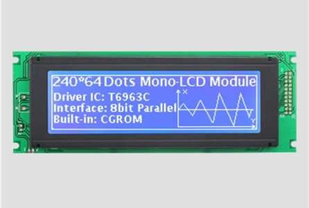 260*64 Graphic Display Module 240*64 графический точечный матричный ЖК-модуль Монохромный экран Параллельный 5в/3,3в Управляющий ИК T6963