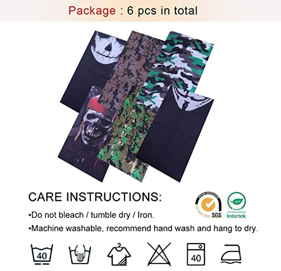 Reflective Paisley Pattern Silk Warm Neck Tube Scarf Bandana