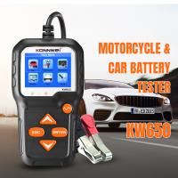 verificador da bateria de carro da motocicleta do konnwei KW650 6-12V do cE ROHS com impressora
