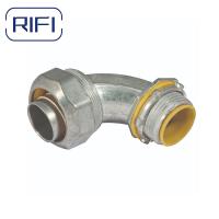 Zinc moulé en fonte liquide conduit électrique étanche connecteur d'angle imperméable à l'eau 90 degrés
