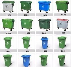 120L 240L 360L 660L 1100L Cheap garbage bin HDPE dust bin Trash can