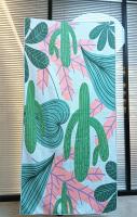 Manufactory Custom Printed Microfiber Sand Free Printed Beach Towel With Custom Logo Quick Dry Compact Towel for Summer Camping Travel