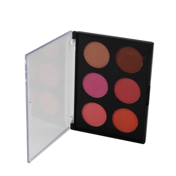 6 цветов сливк сторона краснеет для зрелой кожи, Шиммер естественный покраснейте макияж