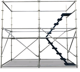 Prefabricated Warehouse Tubular Steel Roof Truss 300*300mm Medium Duty SGS