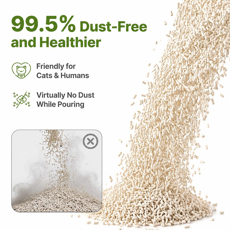 Multiple Fragrance Options Flexible Packaging Designs Experienced Export Manufacturer Tofu Cat Litter