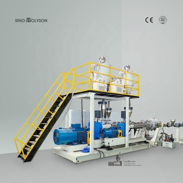 ABC 3 camadas HDPE/PP máquina de fabricação de tubos para tubos de abastecimento de água de HDPE 110-350mm