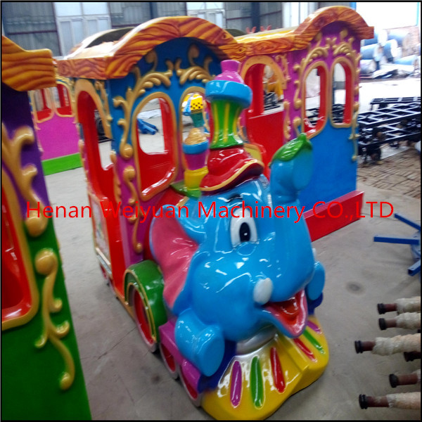 Hot-sale Big Elephant Kiddie Train Ride/Amusement Park Train Rides for Sale