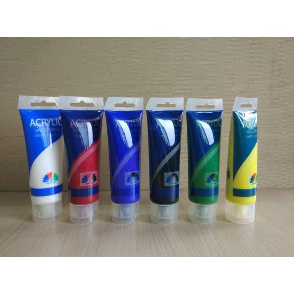 Набор 6 цветов стартера акрила трубок акрила кс 75мл для древесины/бумаги/стекла