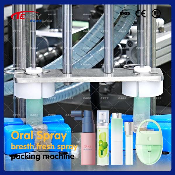 Water Emulsion Rotary Table Trigger Spray Bottle Filling Machine 2-50ml