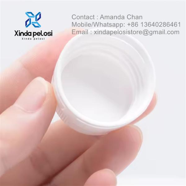 Gráfico Custom PP PE plástico tampa para parafusos para cosméticos frasco frasco de suco frasco de remédio frasco