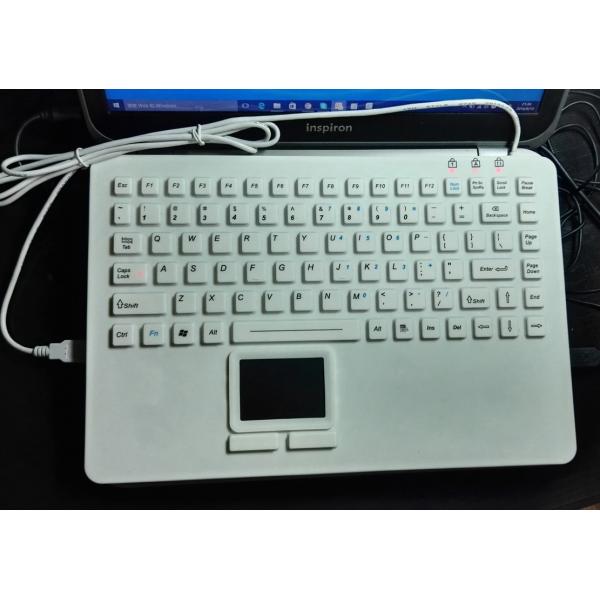 Водоустойчивая военная клавиатура портативного компьютера, клавиатура сенсорной панели плоская для ПК