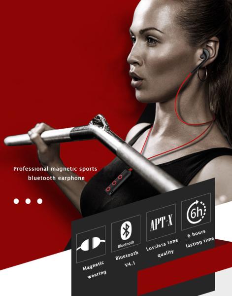 Hot Selling business style bluetooth 4.1 Earphone wireless earphones headset with CSR Chip stereo headset energy saving