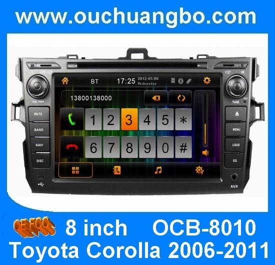 Car gps navigation for Toyota Corolla 2006-2011 with car mp3 iPod USB OCB-8010