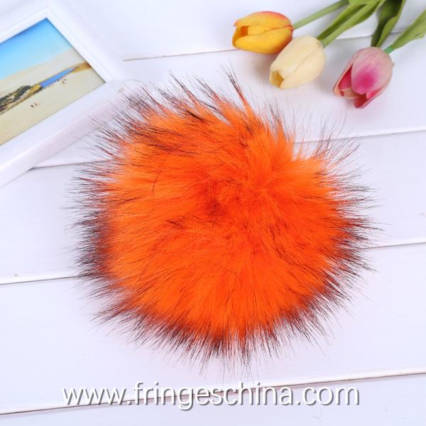 Wholesale Colorful Fake Fur DIY Pom Pom Ball For Handbag Costume Keychain Decoration