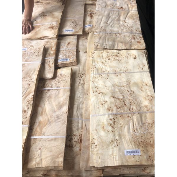 Mappa Burl Veneer Poplar Burl Jointed Panel for Fancy Furniture Making