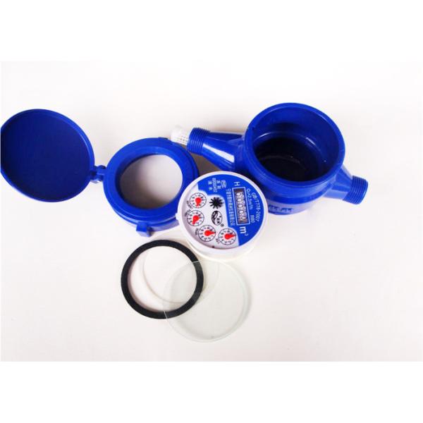 Cold Liquid Sealed Portable 15mm Water Meter ABS Multi Jet For Apartment, LXSY-15EP