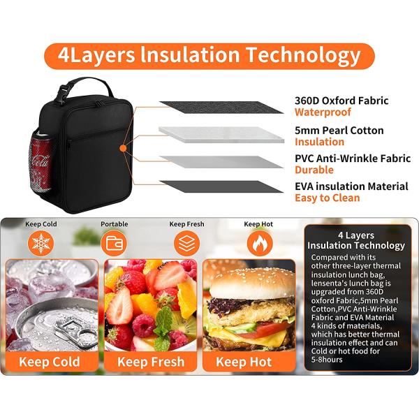 Lightweight Insulated Tote Case Outdoor Lunch Box Insulation Removal Bags With Handle