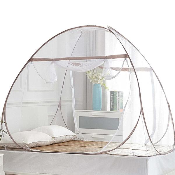 Outdoor Summer Portable Double Door Bed Canopy Folded Design Mosquito Net Tent for Home