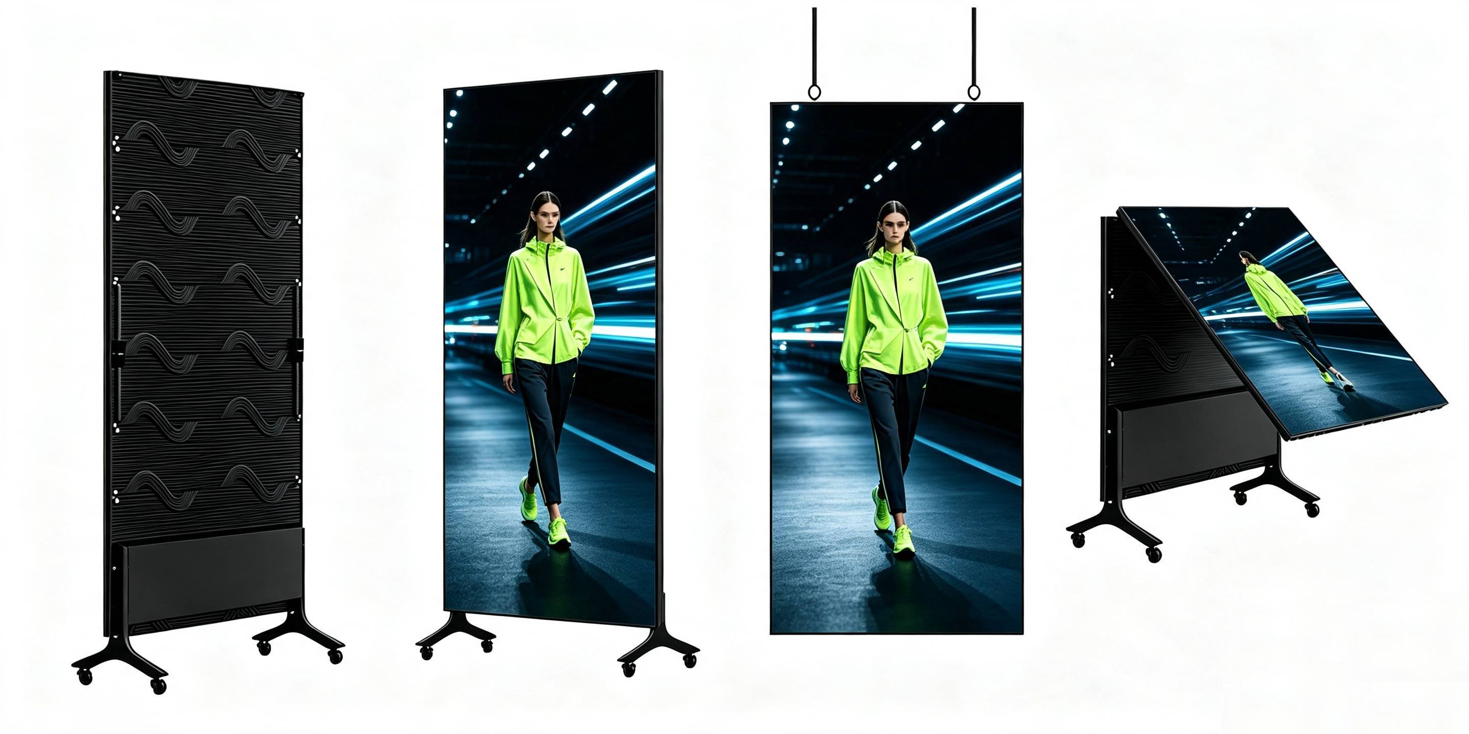 P3.91 33mm Ultra-Thin Magnetic Front Service LED Video Wall with Meanwell Power Supply