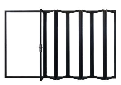 Villa Aluminum Framed Door Internal Bifold 0.76PVB Electrophoresis 2.0mm thickness
