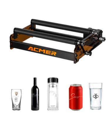 M3 Laser Rotary Roller Supports Engraving Cylindrical Objects Glass Bottles Stemmed Glasses Thermos Cups