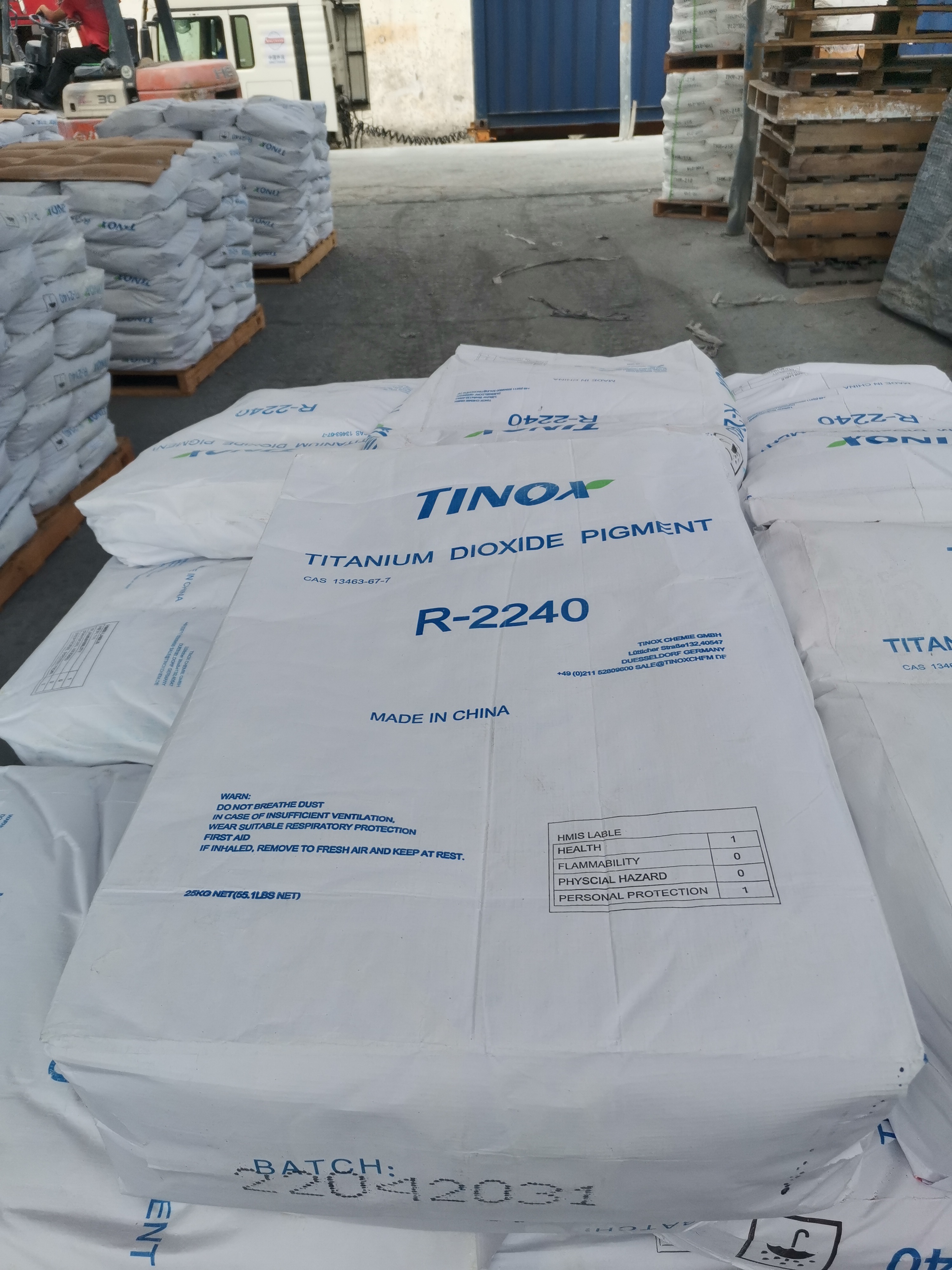 Двуокись титана TINOX рутила TiO2 SGS R-2140 для красок и покрытий