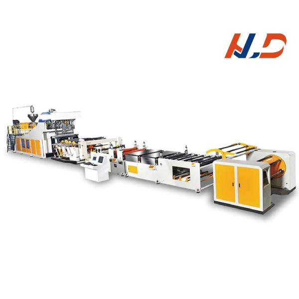 Advanced Extrusion Line For Creating PET Sheets And PC Sheets With Superior Precision