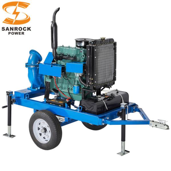 90kw 120kw bombas de agua con motor diésel de auto-primación urbana bomba de alcantarillado de larga vida útil