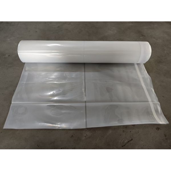 6mil plastic roll moisture barrier Clear Polythene Sheeting with tape rolls