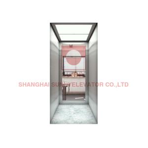 Деревянный/нержавеющая сталь Лифт для роскошных вилл с PVC-полом 0,4 м/с