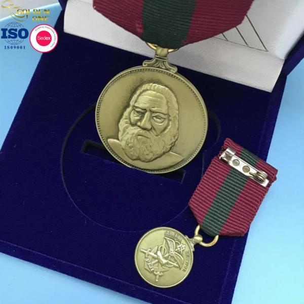 Factory price Medaille Award Medalha Medal 3D Manufacturer Antique brass Custom Pretty Medal Ribbon medallas