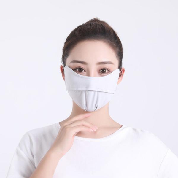 SUMMER BURST EYE PROTECTION ANGLE ICE SILK SUNSCREEN MASK WOMEN'S SUNSCREEN MASK WOMEN'S UV PROTECTION THIN SHADE MASK