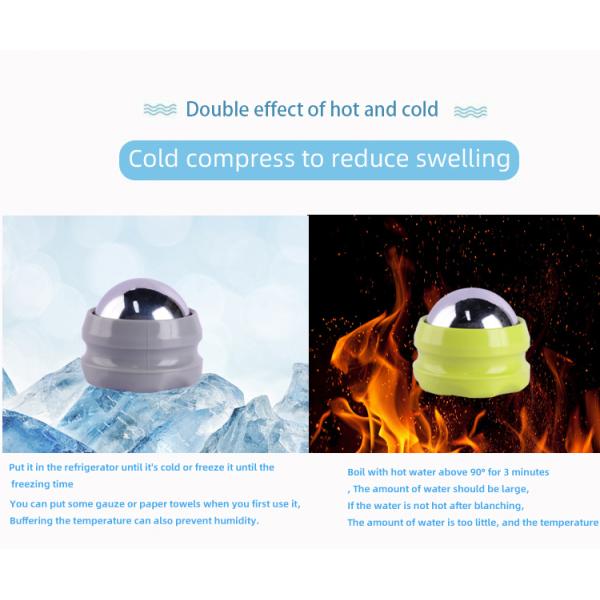 Логотип шарика ролика массажа Cryosphere фитнеса холодный подгонянный