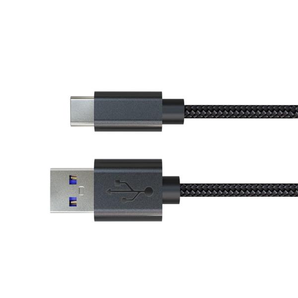 Black Kevlar Charging Cord , 5G 3Feet Usb 3.0 Fast Charging Cable