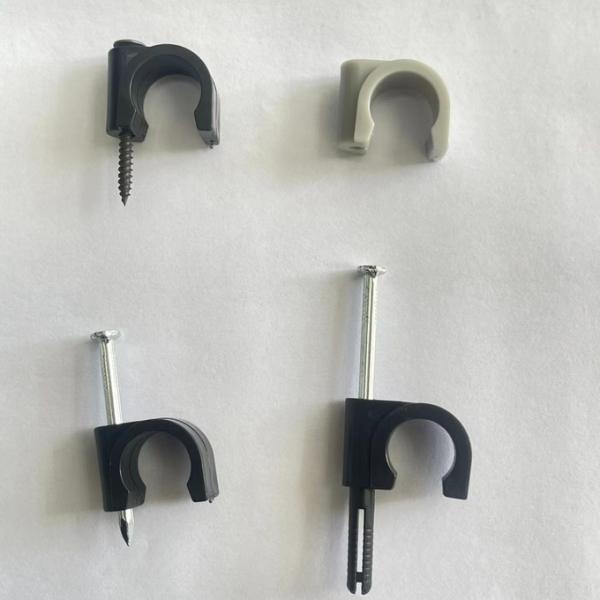 Thickened Plastic Cable Clips Pipe Clips Burr Free Versatility