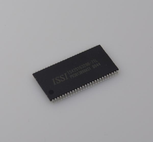 IS42S16320B-7TL SDRAM 64Mb Density 166MHz Speed 3.3V Operation 16Mx16 Organization LVTTL Interface Industrial Temp (-40°C~85°C) Compact TSOP-II Package High Reliability