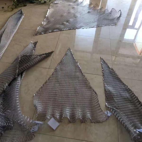 Hand Woven 60 Degree Steel Cable Mesh 304 316 316l