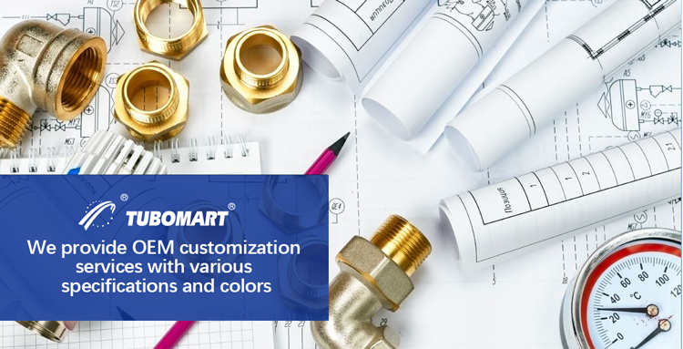 Tubomart oem Screw Fittings ISO9001 Certified Leak Resistant Durable Components for Water Plumbing Installations