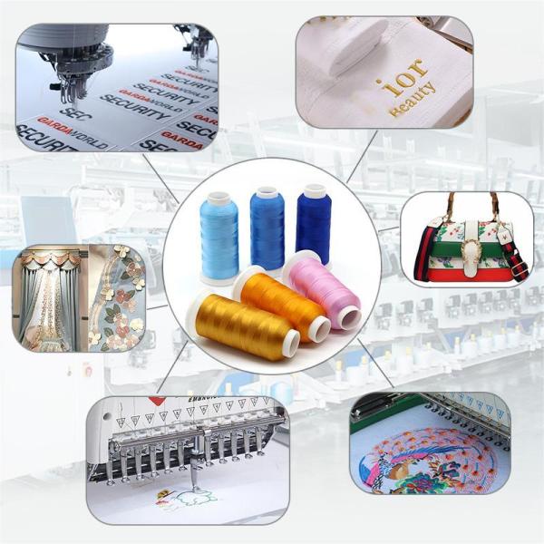 4000y Filament Polyester Embroidery Thread 120d/2 for Machine Embroidery Production