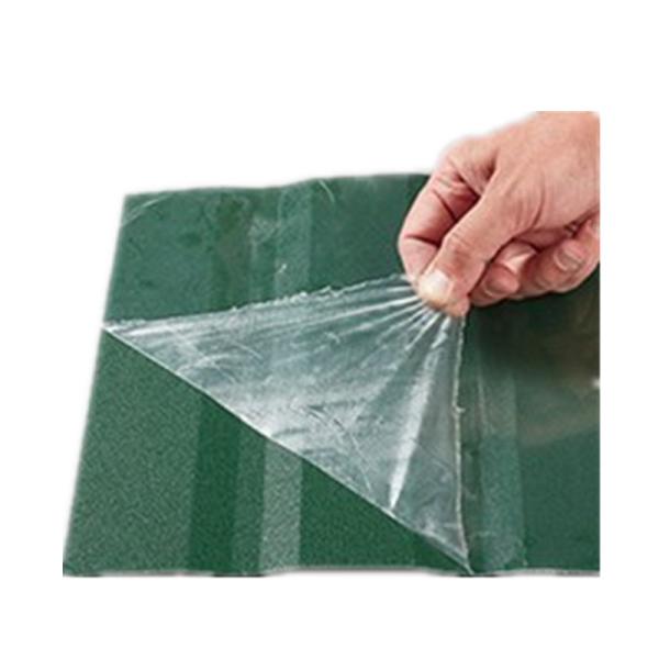 Panela de tecto de cola acrílica à base de água Película de proteção PE Jumbo Rolls para superfície de metal pré-pintada